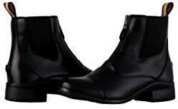 Noble Equestrian Ladies' Traditions Paddock Boots, Size 6-1/2, Black