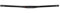 ergotec Lenkerbügel Flat BAR 31,8 Alu, sw/matt, Ø31,8mm, 780mm, 12°/0° (1 Stück)