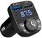 QUMOX Caricabatteria da Auto per chiamate in Vivavoce, Ricevitore Radio trasmettitore FM Bluetooth Senza Fili, Adattatore Stereo per Musica Audio Mp3, Caricatore con Doppia Porta USB