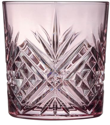 Luminarc Salzburg Rosafarbene Gläser, 4 Stück, Glas, 30 cl, nicht mikrowellengeeignet