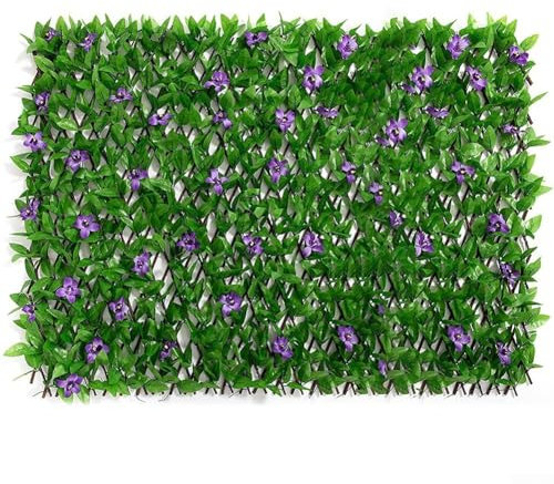 Clôture artificielle extensible, clôture en bois de saule, clôture en bois de feuille artificielle, clôture décorative pour jardin et cour