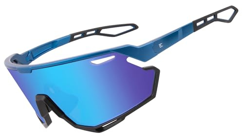 Bircenpro Cycling Sunglasses for Men Women - UV400 Protection Sports Glasses Running Sunglasses for Baseball MTB Golf Softball