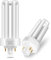 Lamptobe 2 Pack GX24Q-3 26W Lampada Fluorescente Compatta 4 Pin - Bianco Naturale 4000K Risparmio Energetico PLT-840 Lampadine CFL 3U Forma Non Dimmerabile per Bagno Camera da Letto Corridorio Garage