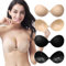 Falafoty 2 Pairs Push Up Invisible Bra for Women, Invisible Sticky Adhesive Bra Strapless, Push Up Bra Backless Tape, Skin Friendly Sticky Silicone Padded for Evening Dress (UK, Cup & Band, B, B)