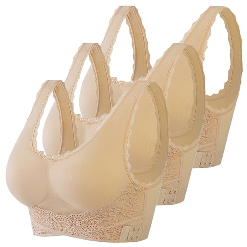 Uwdiohq Offre De Mes Commande Soutiens-Gorge Femme Soutien Gorge Dentelle Correcteur Posture Brassières Allaitement sous Vetement Brassiere Grossesse Grande Taille Soutient sous-Vêtements Ampliforme