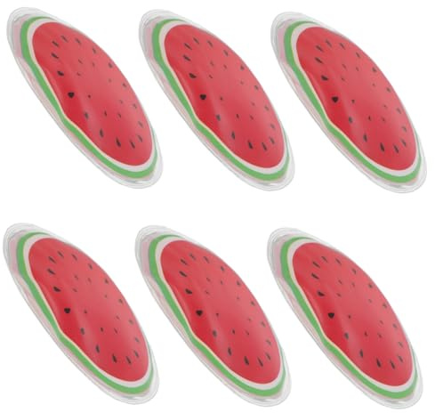 WRITWAA 6 Pezzi Patch Occhi Refrigeranti Riutilizzabili per Sollievo Gonfiore e Affaticamento Impacchi Ghiaccio Veloce per Riduzione Rossore e Relax