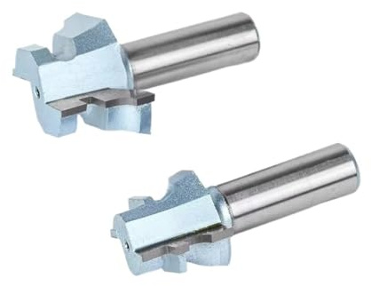 Juego de 1 broca for fresadora 12 mm (1/2 pulgada) con vástago for madera, fresas ranurar, brocas aleación for fresar espigas(02)