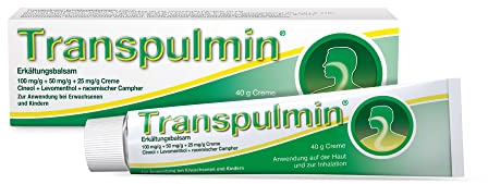 Transpulmin Erkältungsbalsam für Erwachsene: Wohltuender Balsam mit Schleimlöser-Effekt zur Linderung von Erkältung und Husten, 40 g