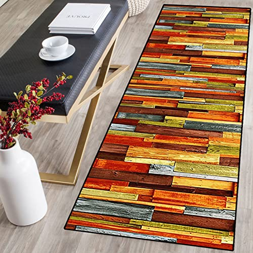 Tapis Cuisine Devant evier,tapis de couloir coloré,Lavable Doux Polyester Tapis D'EntréE Interieur Absorbant，Tapis de Passage ,Tapis de Couloir,Facile à Nettoyer - Différentes Dimensions