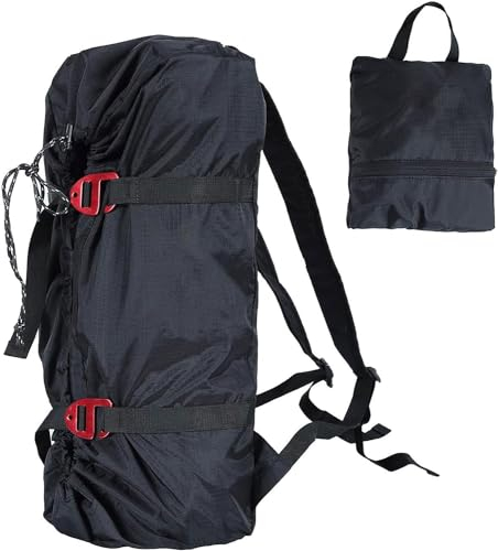 LIFEJXWEN Sac à Cordes d'escalade Sac à Dos pour Cordes,Sac de Cordes pour Cordes Équipement d'escalade Imperméable Rope Bag Rucksack Outdoor Camping Randonnée