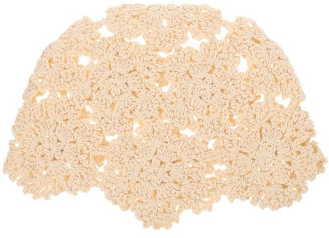 SAFIGLE 2stücke Handgefertigte Dünne Häkelmütze Aus Baumwolle Für Damen Atmungsaktive Sommermütze Im Eleganten Design Für Festivals Freizeit Und Besondere Anlässe