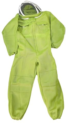 Traje Apicultor traje protector avispa velutina Traje de tela for apicultor, ropa transpirable 3D antimordida, sudadera con capucha de protección, sombrero, mono, herramientas de apicultura, suminist