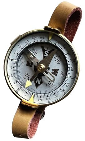 Compasses muñeca cubierta transparente reloj de bolsillo Navegación acuosa herramienta camping supervivencia senderismo bandas