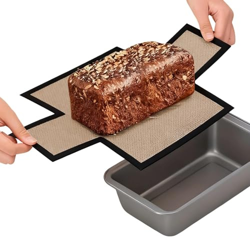 Fondos De Silicona Para Molde De Pan,Tapete Para Hornear Antiadherente Apto Para Lavavajillas | Alfombrilla De Hornear De Silicona Para Horno Holandés,Para Galletas Productos Horneados Pasteles Pizzas