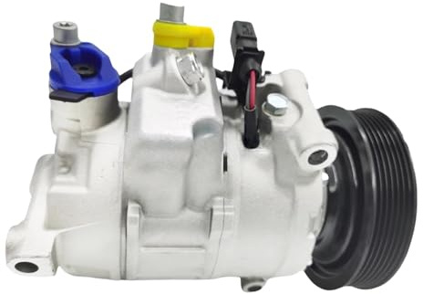 Compresor de aire acondicionado compatible con Audi A4, A6 Quattro 1.8L, 2.0L, 6SEU14C, 8E0260805BR, 8E0260805BJ, 4471906906, 4471807717, 4471809490