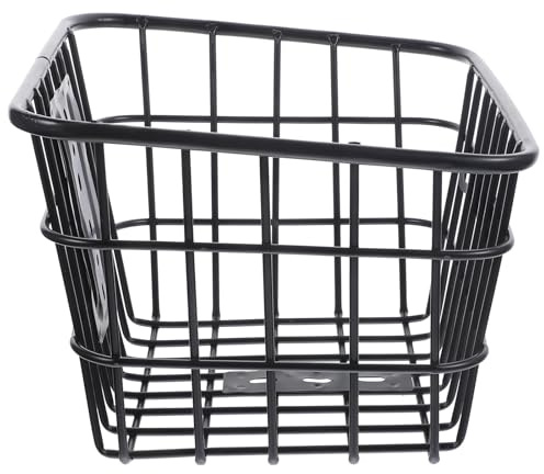 PRETYZOOM Bolsa Frontal Bici Plegable de Hierro para Bicicleta Instalación Fácil, Cesta para Bicicleta Delantera Adecuado para Ciclismo al Aire Libre