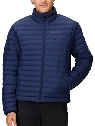 Marmot Uomo Echo Featherless Jacket, Giacca da Escursioni Isolata, Leggero Capotto Funzionale Idrorepellente, Parka Imbottita, Outdoor Antivento, Arctic Navy, M