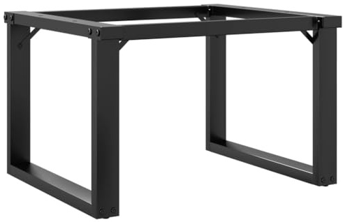 vidaXL Patas de Mesa de Centro Estructura O Acero 60x50x38 cm, Pata de Mesa Auxiliar, Pata de mesita Auxiliar, Pata de Mesa de Metal