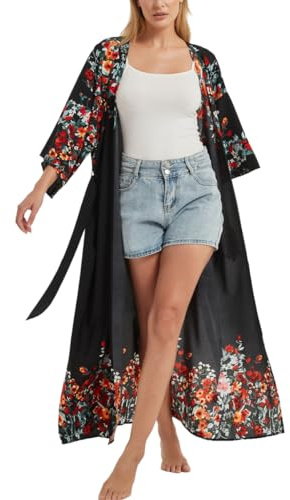 Robe de plage élégante pour femme, kimono cache-maillot Tie Dye de style turc, kaftan de bain, maillot de bain, bikini, débardeur, Taille unique