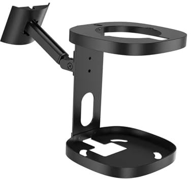 Högtalarställ Surround Bracket Audio Audiophile Bokhylla Högtalare Väggfäste Väggfäste Högtalare Special hängande konsol Högtalarställ(Svart)