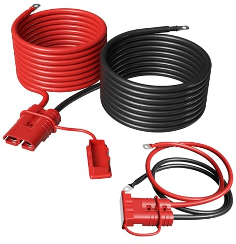 Câble d'alimentation de treuil à déconnexion rapide de 2,1 m, câblage en cuivre de calibre 4 4 AWG, câbles de connexion et de déconnexion rapides Kit de câblage de batterie robuste