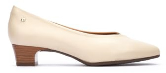 Pikolinos Manises Zapatos Tacón Mujer | en Cuero | Tacón Medio | Talla EU 35-42 en Color Beige