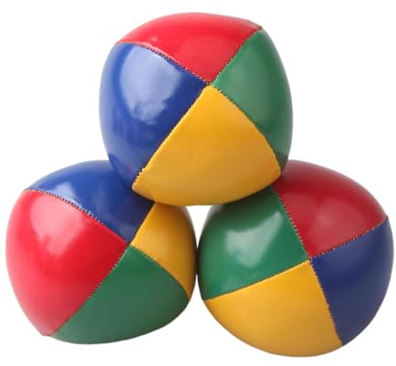 wisoolkic Giocattoli per Bambini, Palline da giocoliere, acrobazie con Palline da giocoliere Professionali, Lancio di per Principianti ed esperti, Set di per Bambini Principianti