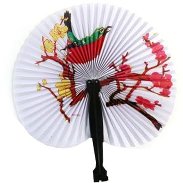 Éventail Chinois - Accessoire - Taille Unique