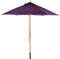 BrackenStyle Wooden Garden Parasol – Pully Operated and Machine Washable Garden Umbrella (Natural)