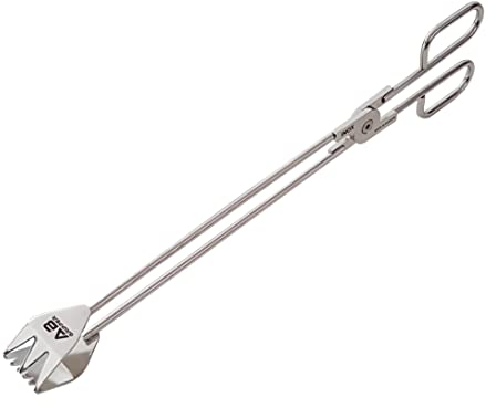 Pinza lunga per Barbecue Taglia XL AB PINZA in Acciaio Inossidabile Lunga 46 cm
