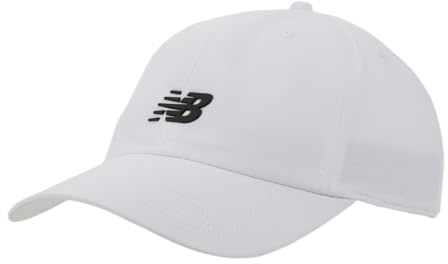 New Balance Performance Adult Unisex White Lightweight AdustablePerformance Workout Gym Running Hat