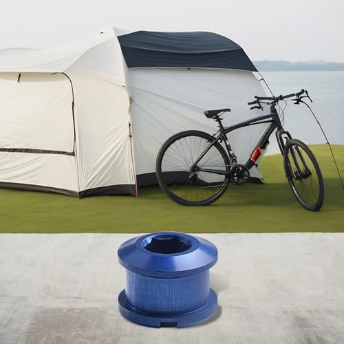 Chiodi filettati fini per guarnitura bicicletta, bulloni in lega di alluminio per bici da strada e mountain bike (chiodo doppio disco rosso)