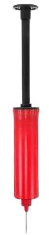 DIYEAH Bomba de Aire Portátil para Balones Deportivas, Inflador Multideporte Compacto en Color Rojo, Mini Tamaño Ligero Adecuado para Baloncesto, Fútbol y Voleibol, Accesorio Esencial