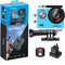 AKASO EK7000 4K30FPS Action Camera - 20MP Ultra HD Underwater Camera 170 Degree Wide Angle 98FT Waterproof Camera with Accessory Kit - Blue
