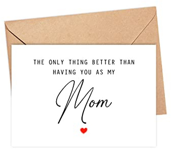 DiandDesignGift The Only Thing Better Than Having You As My Mom ...Is Our Baby Having You For A Nana - Pregnancy Announcement Greeting Card - Mom Card - We're Pregnant Card - Mother's Day Gift