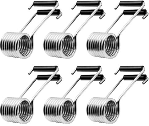 6 Pièces Ferme Porte à Ressort, Ferme Portes Automatiques Réglables Sans Perçage, Ferme Porte Automatique pour de Jardin, le Bureau à Domicile