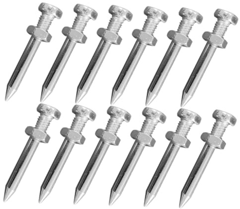 ibasenice Zapatos Aireadores De Césped para Jardín [Uso Profesional y Doméstico] [26 Clavijas Metálicas 4.2 Cm] [Accesorios para Aireación De Suelo] [Mejora Nutrición y Drenaje del Césped