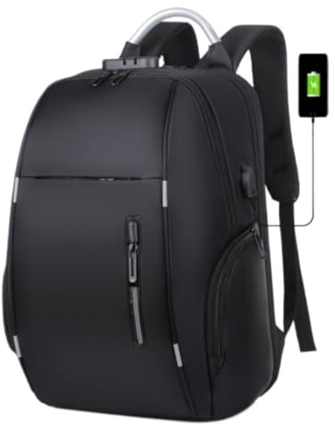 Universitet Laptopväska Laptopryggsäck För Män Kvinnor Stor Isolerad Kylryggsäck Med USB-laddningsport Reseryggsäck Avslappnad Quiltad