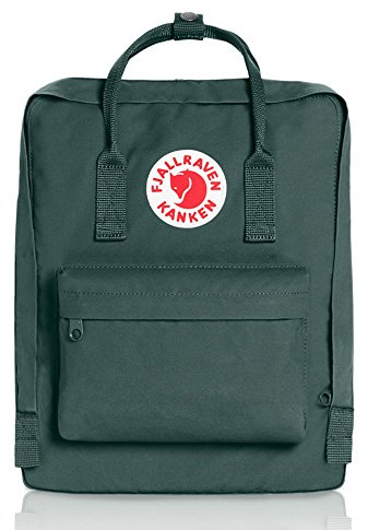 Fjällräven Unisex Rucksack Kånken, forest green, 27 x 13 x 38 cm, 16 Liter, 23510-660