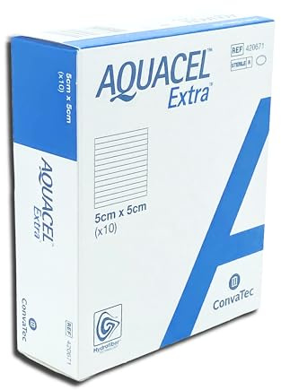 Aquacel Extra 5 x 5 cm (paket med 10) förband
