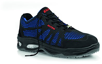 ELTEN Herren Logan Blue Low ESD S1 Sicherheitsschuhe, Blau, 43 EU