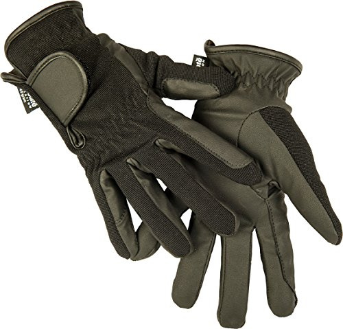 HKM Erwachsene 1218 Reithandschuhe Winter, Winterreithandschuhe, Kinder 6-12 Unisex XS-XXL Hose, 9100 schwarz, 10