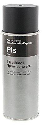Koch Chemie Plastiklack-Spray schwarz matt RAL 9005 Sprühlack