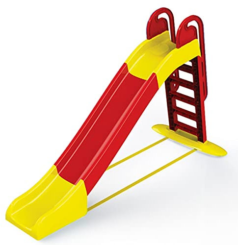 Doloni-Toys Gliss - Scivolo da esterno con slitta, 240 cm, per bambini, colore: Rosso