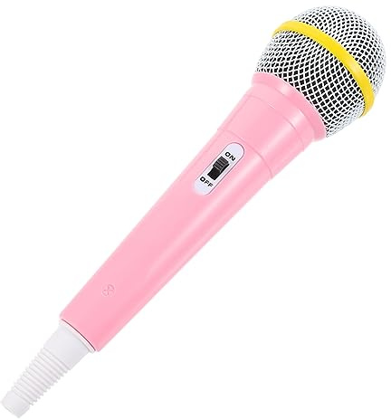 NAMOARLY Microphone Pink Boys and Girls Toy Toy Microphones for Boys and Girls Plastic