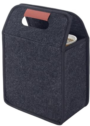 Ufficio bevande con manico – Portabicchieri isolati con manico | Borsa portatile | Borsa da caffè | Borsa pieghevole per la spesa per auto a pendolo giornaliera -Picknick crociera, 2 coppe, vedi