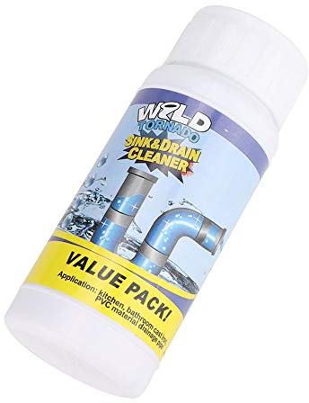 Aumotop Potente Agente Schiumogeno per la Pulizia degli Scarichi con Solvente Alcalino e Tensioattivo, per Tubi, WC e Bagni Intasati