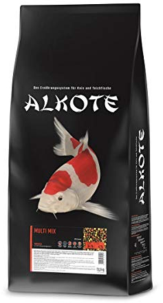 AL-KO-TE, 1-Jahreszeitenfutter für Kois, Sommermonate, Schwimmende Pellets, 6 mm, Hauptfutter Multi Mix, 13,5 kg