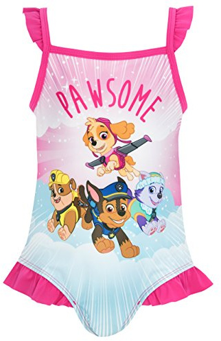 Paw Patrol Pat Patrouille Maillot de Bain Fille Chase, Skye, Everest, Rubble Maillots Une Pièce Multicolore 2-3 Ans