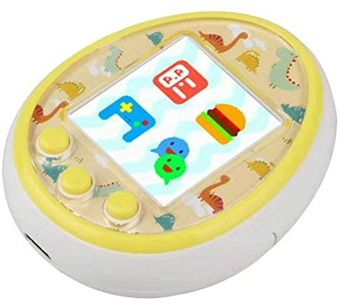 BSTCAR Jouet électronique pour Animaux de Compagnie virtuels - Rétro - Jouet de Poche électronique - Rechargeable par USB - Console de Jeux pour Animaux de Compagnie - pour